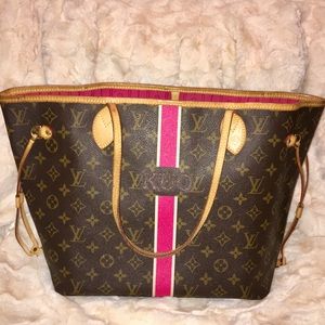 louis vuitton personalised neverfull